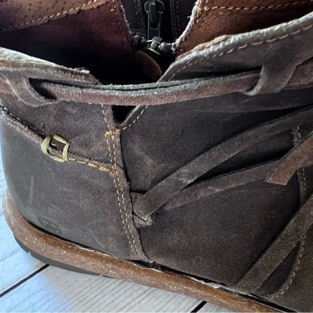 Born Women's Brown Leather Ankle Boots